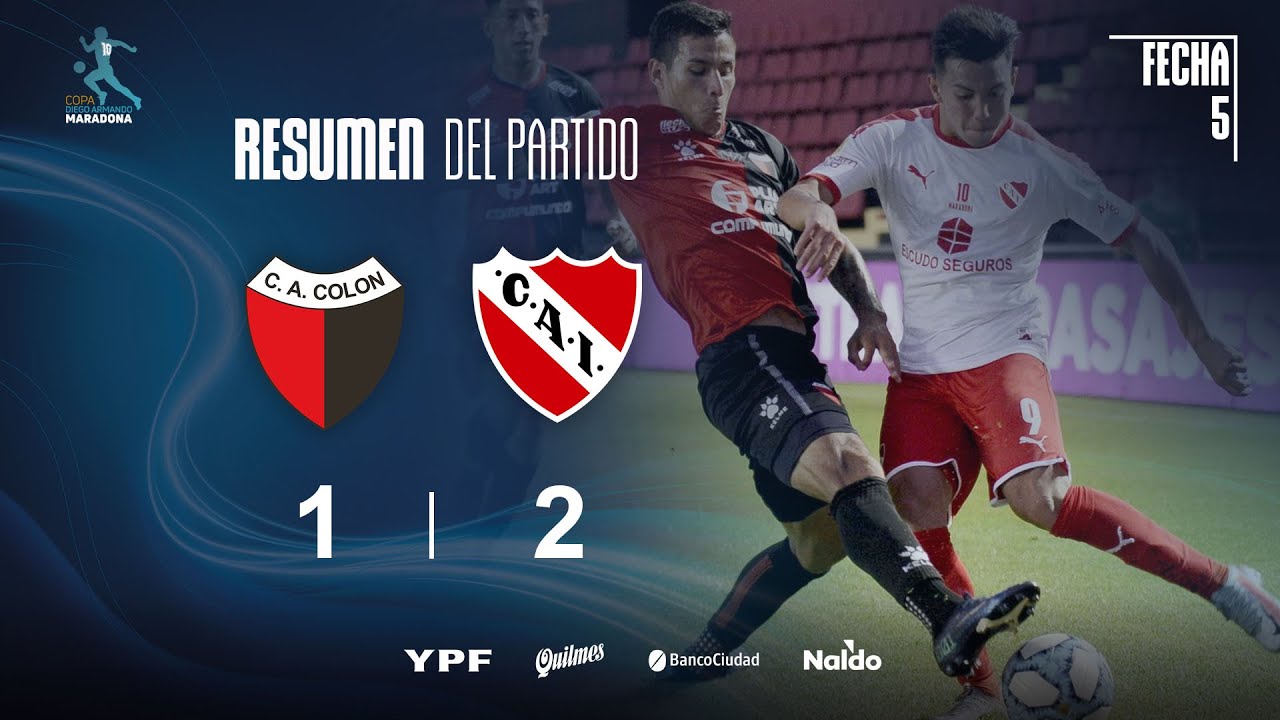 Copa Diego Maradona | Fecha 5 | resumen de Colón - Independiente