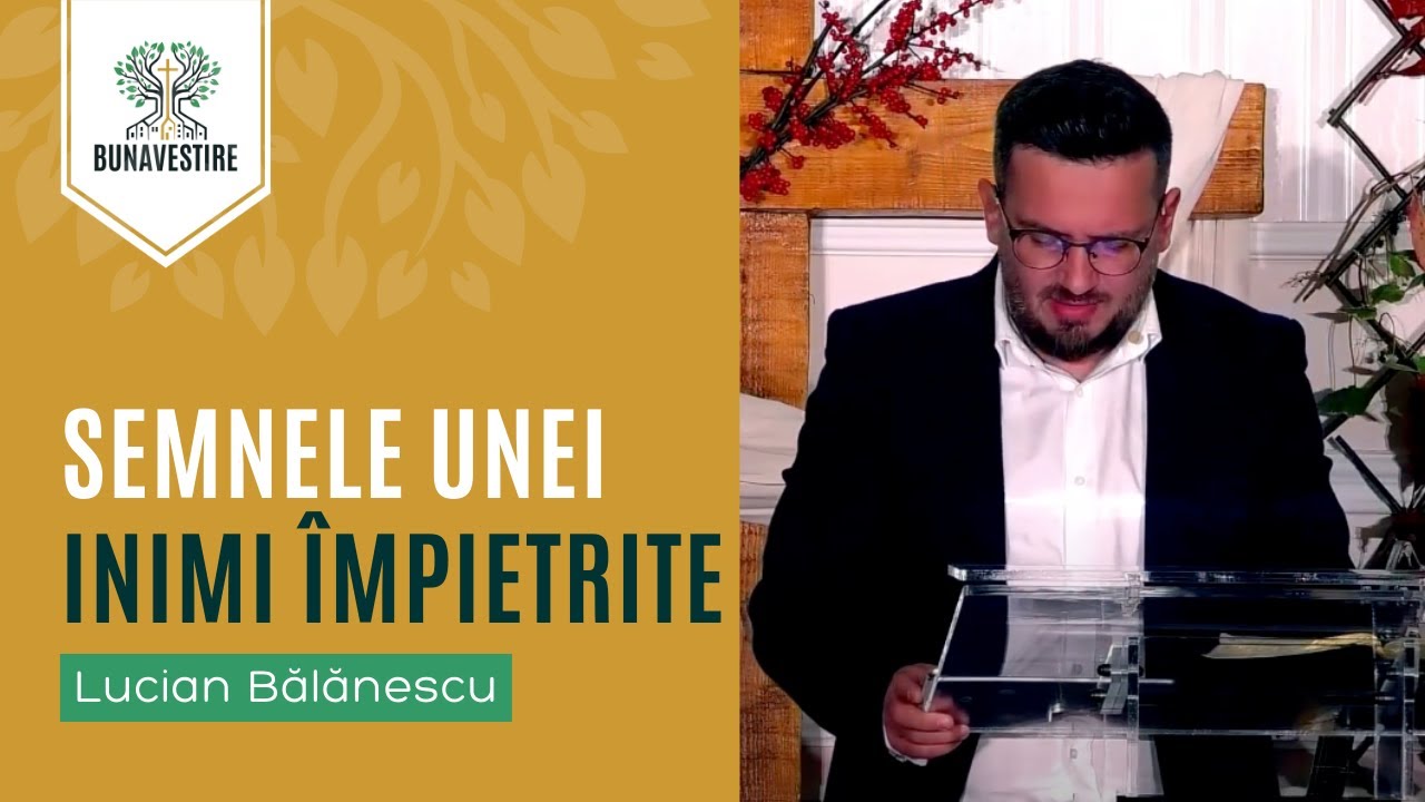 Daniel 5 - Semnele unei inimi împietrite - Lucian Bălănescu