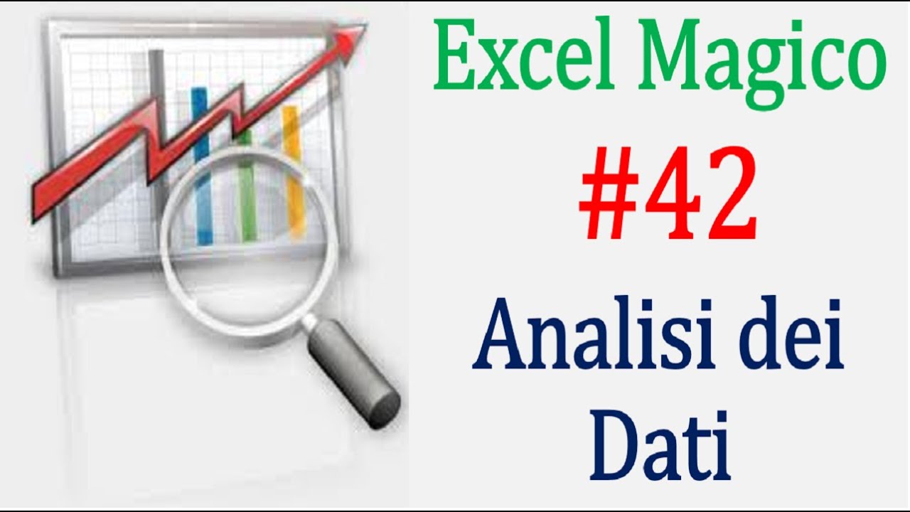EM42 Analisi dei dati con excel con le formule MATR.SOMMA.PRODOTTO o con le TABELLE PIVOT