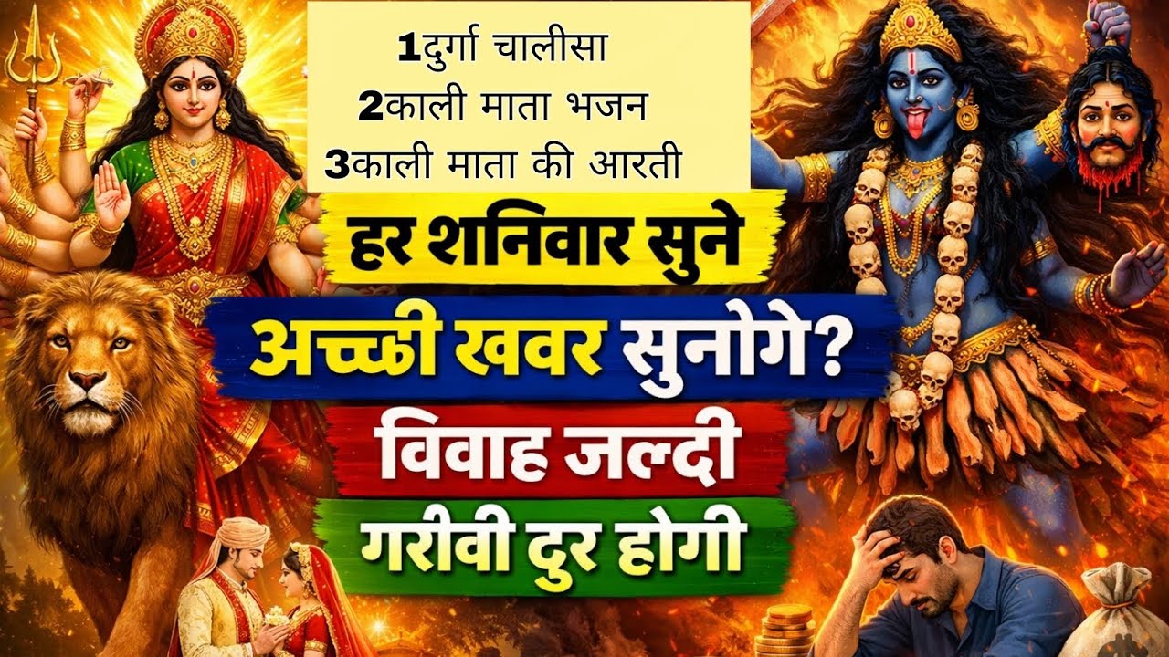 हर शनिवार यह सुनो 🔱 | विवाह में आ रही रुकावट खत्म | धन लाभ | माता काली व दुर्गा कृपा 