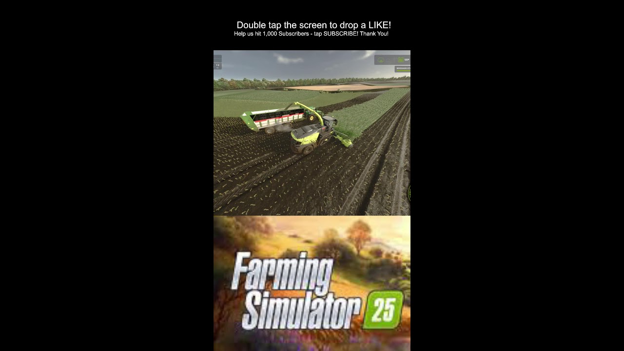 FS25 SILAGE HARVEST #fs25 #fs25gameplay #farming #games #shortsfeed #shorts #live #silage #vertical