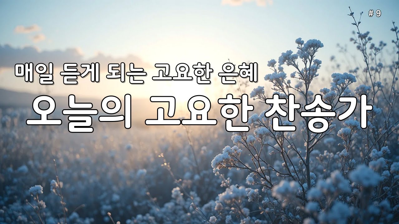 【 은빛찬송 | 깊은 위로 】매일 듣는 평안한 찬송가 모음 🕊️ 마음의 쉼을 주는 고요한 묵상·기도 찬양 9 #찬송가 #은혜찬송가 #조용한찬송가 #찬송연속듣기 #새벽기도 #보혈찬송
