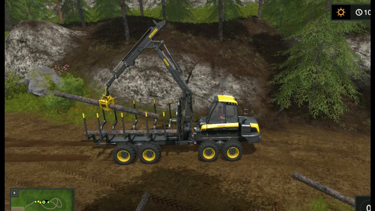 Farming Simulator 17 #9 | Talando Arboles