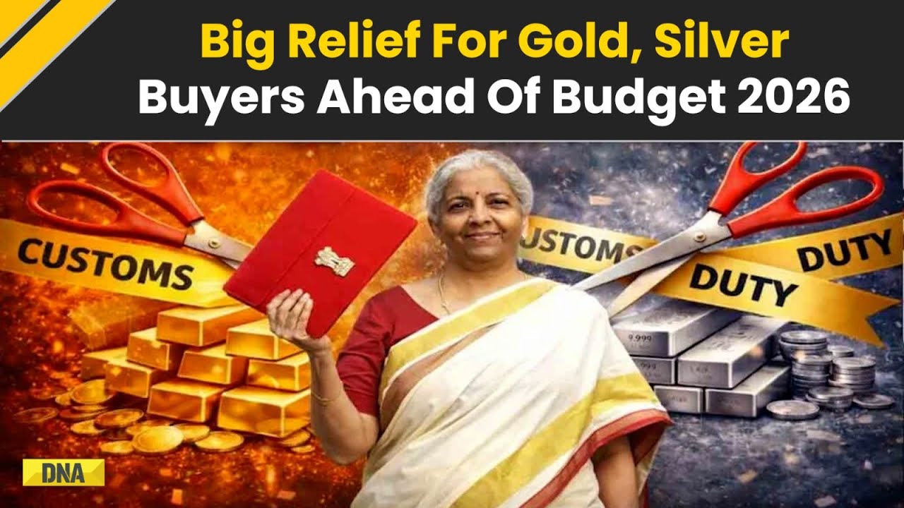 Budget 2026: Gold, Silver Slide 9% After Global Overnight Sell-Off Ahead Of Union Budget 2026