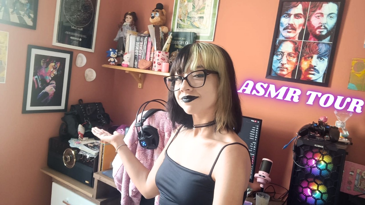 Tour Pelo Meu Quarto/Estúdio em ASMR 🩷