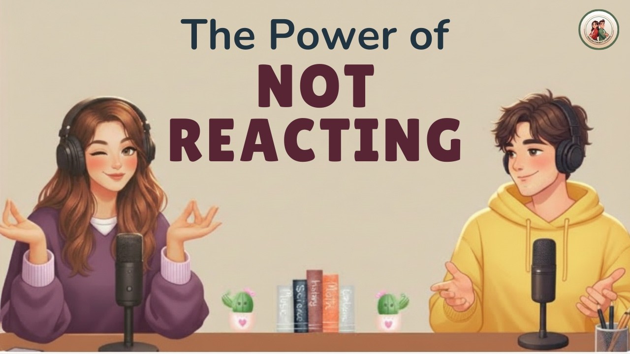English Podcast For Easy English Conversation | The Power Of Not Reacting | Learn English Fast