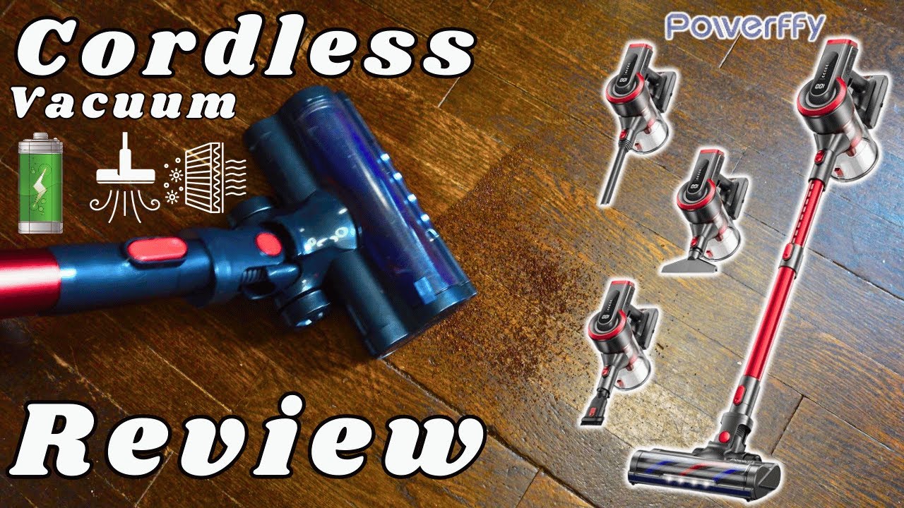 Powerffy Cordless Vacuum with LED Screen - Unboxing/Review