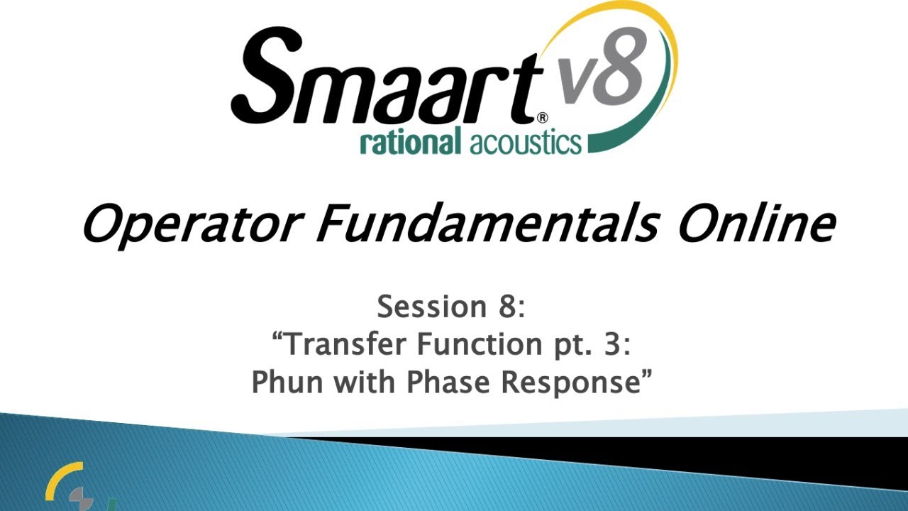 Основы работы с оператором Smaart онлайн: 8 — Передаточная функция, часть 3 — Phun с фазой