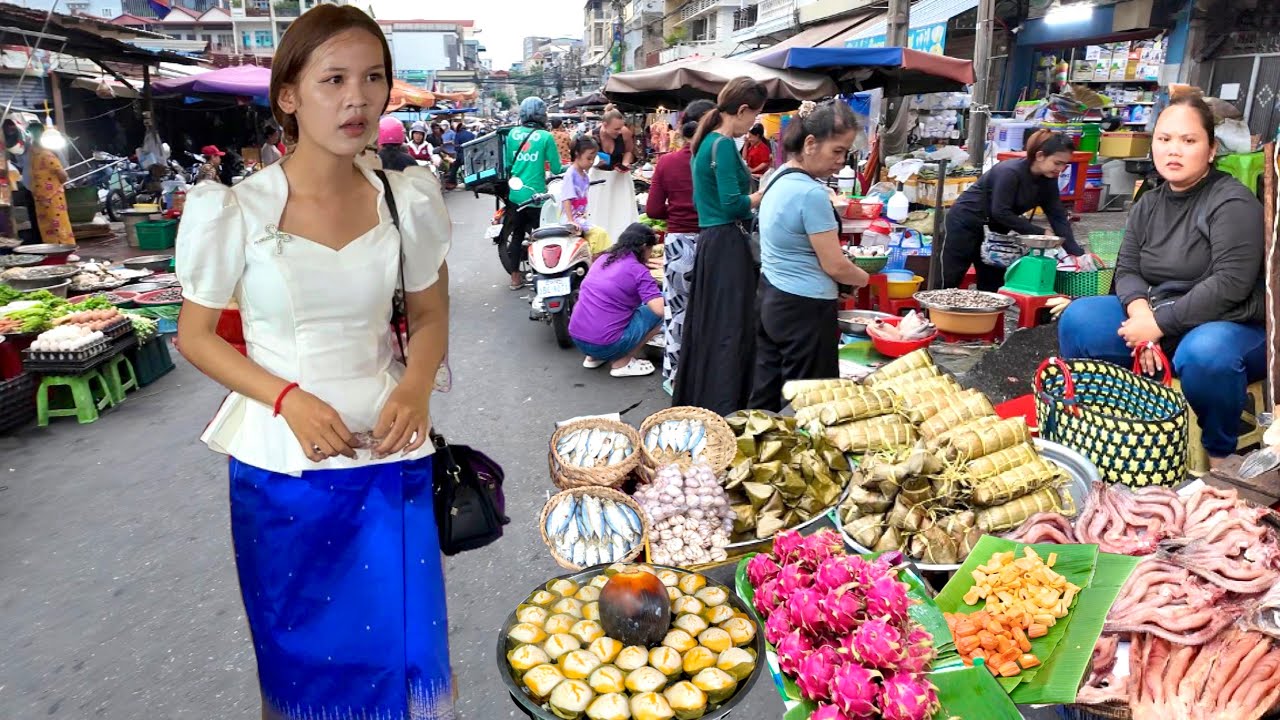 Amazing Place! CAMBODIAN Street Food Review 2025 - Countryside Food Tour & City Food Collection