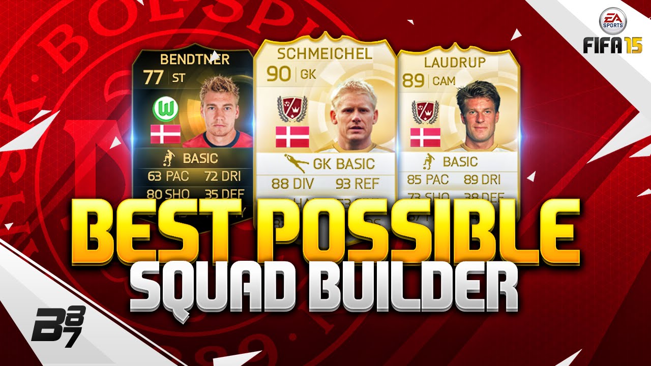 FIFA 15 | BEST POSSIBLE DENMARK SQUAD BUILDER w/ LEGEND SCHMEICHEL and PINK ERIKSEN