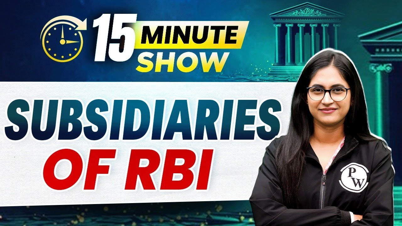 Subsidiaries of RBI | DICGC | BRBNMPL | IFTAS | ReBIT | RBIH | Banking Awareness by Sushmita Ma'am