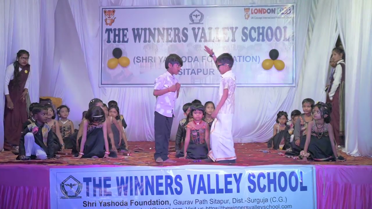 UKG kids at annual fiesta 2026#thewinnersvalleyschool Sitapur