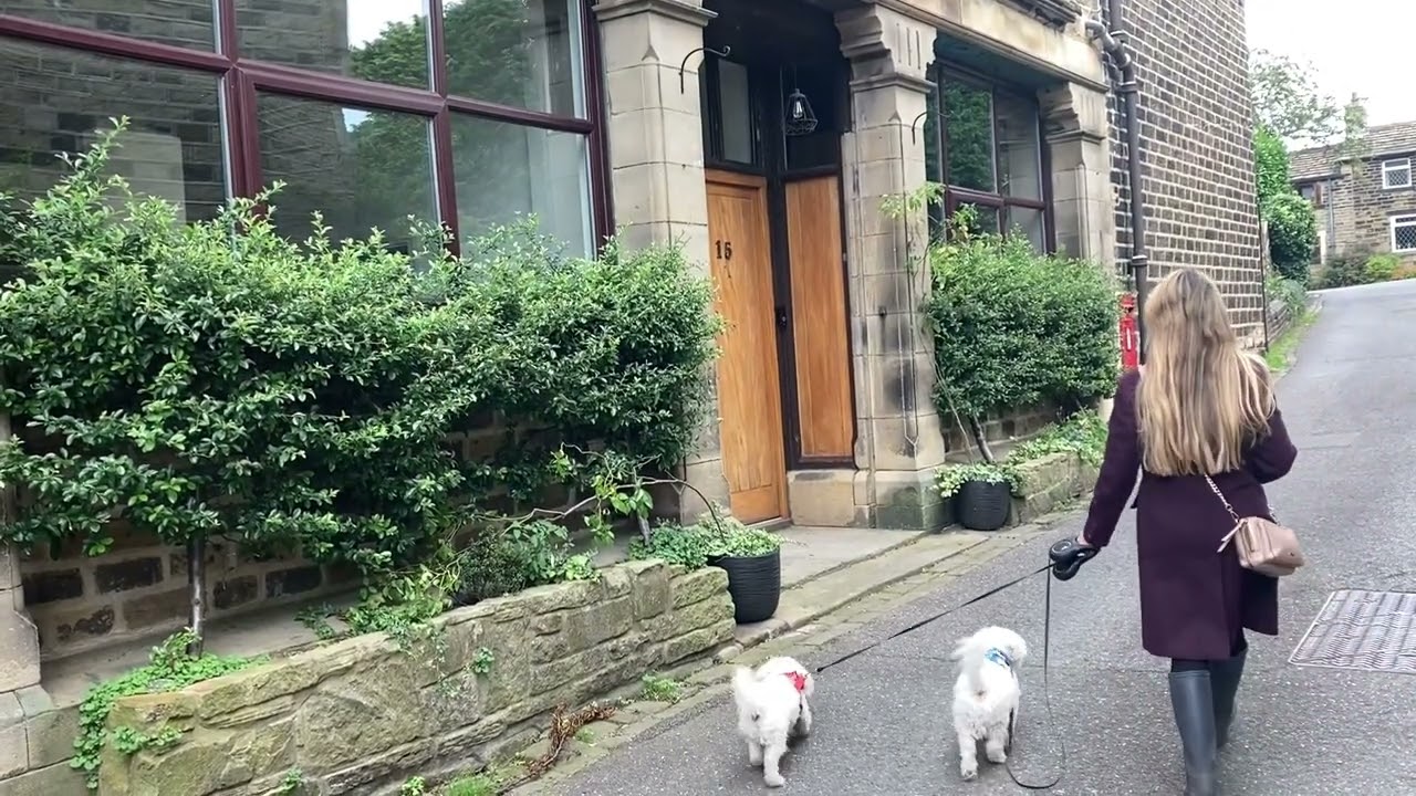 Walk around a Yorkshire village | Slow living | English Village | Last of the Summer Wine country