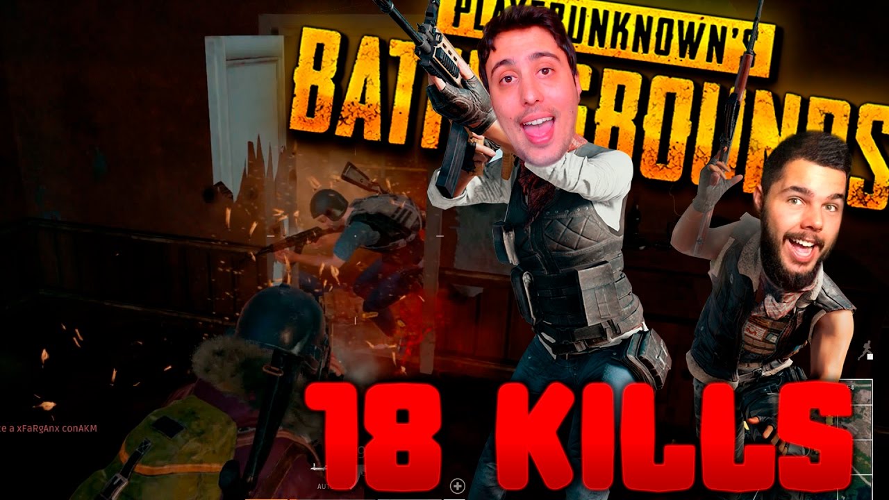 LA PARTIDA MÁS BESTIA!! NO PARAN DE VENIR 18 KILLS!! PLAYERUNKNOWS´S BATTLEGROUNDS - PUBG
