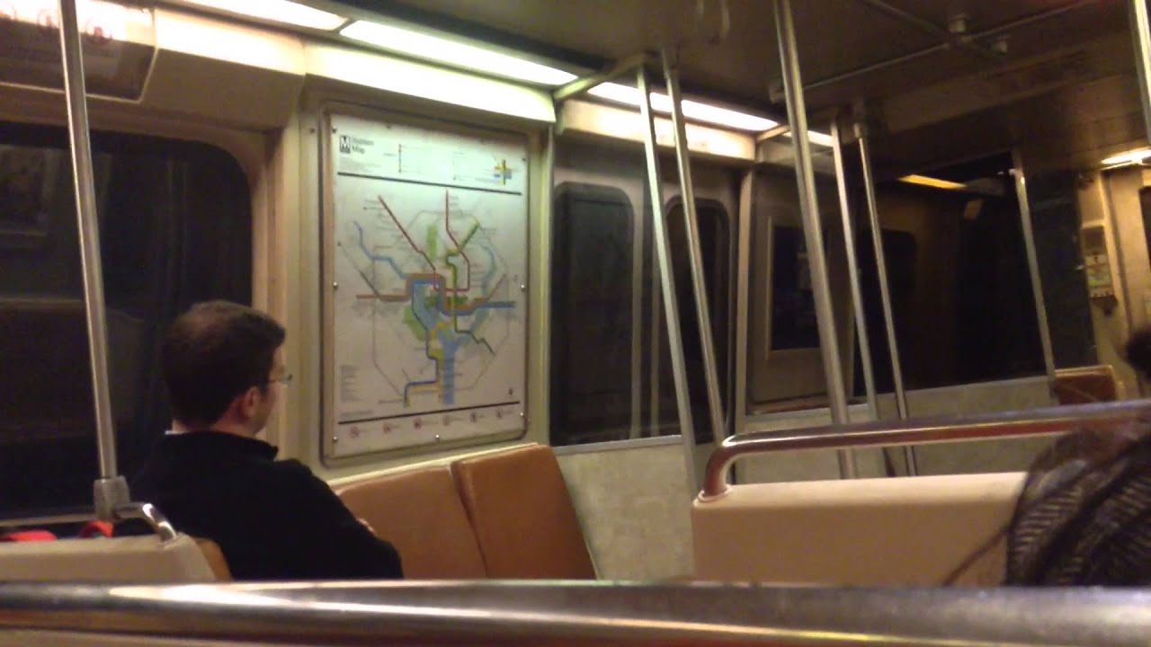 Ride on WMATA ROHR 1030 on the Orange Line