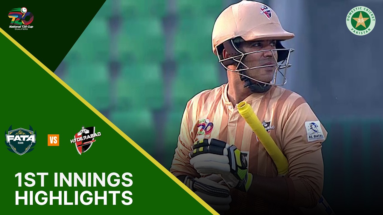1st Innings Highlights | Hyderabad vs FATA | ABS Developers National T20 Qualifier | M15 | MZA1H