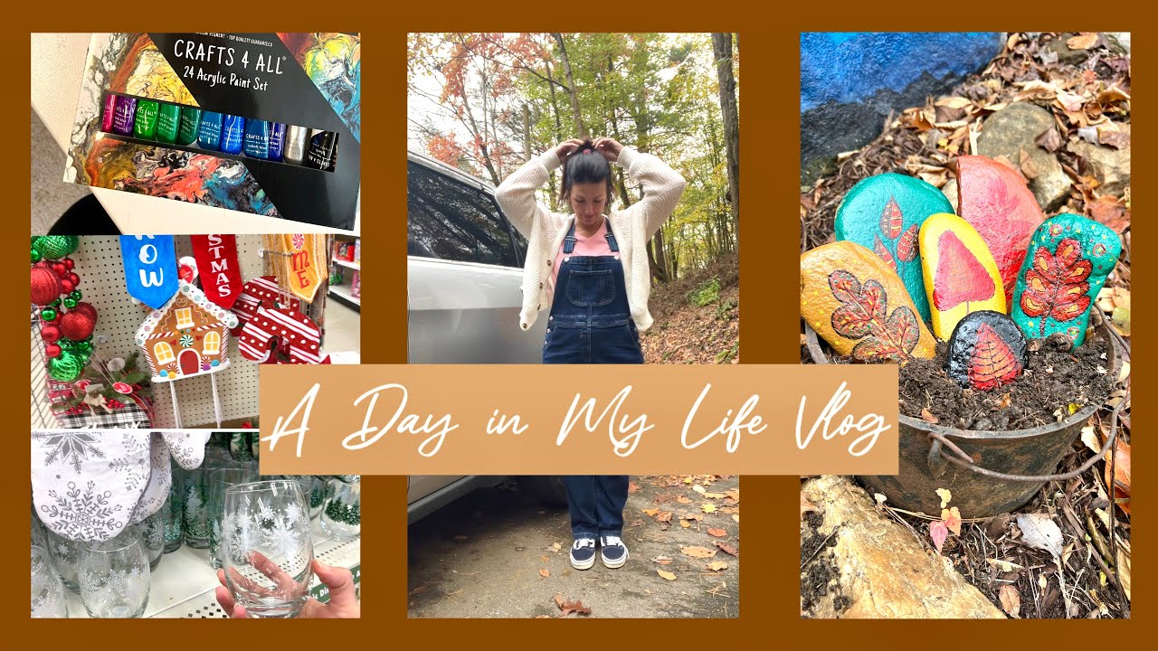 Day in My Life - Painted Rock Craft & Dollar Tree