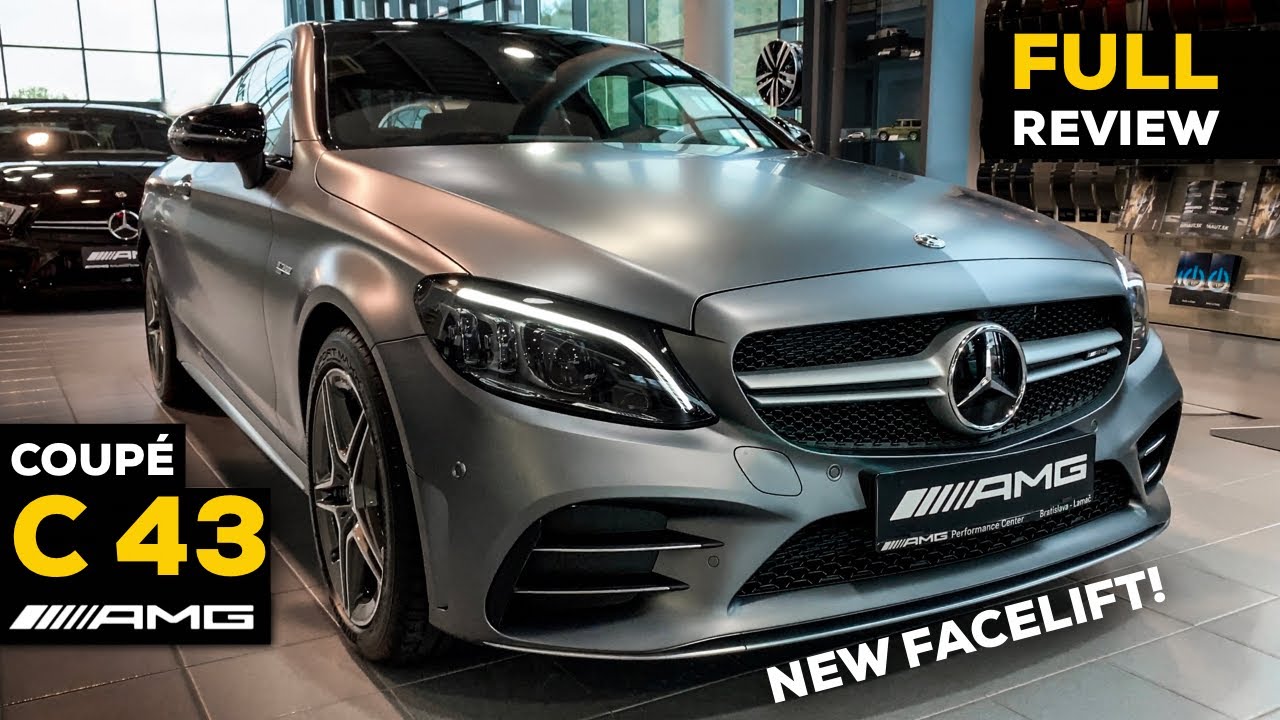 2020 MERCEDES C Class Coupe C43 AMG NEW Facelift FULL Review Exterior Interior Infotainment
