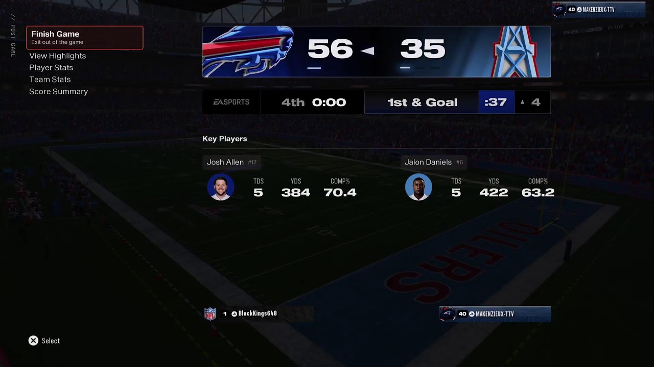 Bills vs Oilers Playoffs