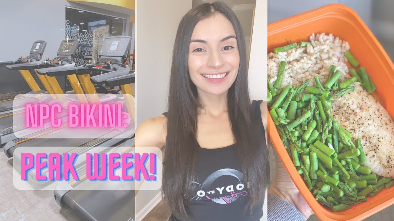 Bikini Prep Diaries: Ep. 4! PEAK WEEK!| How I prep my food for peak week| Bikini Prep update
