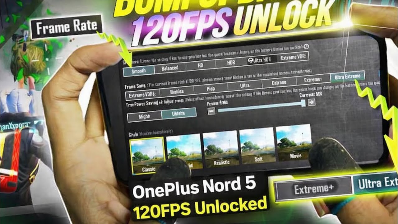 BGMI 120FPS UNLOCKED on OnePlus Nord 5 😱 | CrDroid Custom ROM | BGMI 4.2 Update