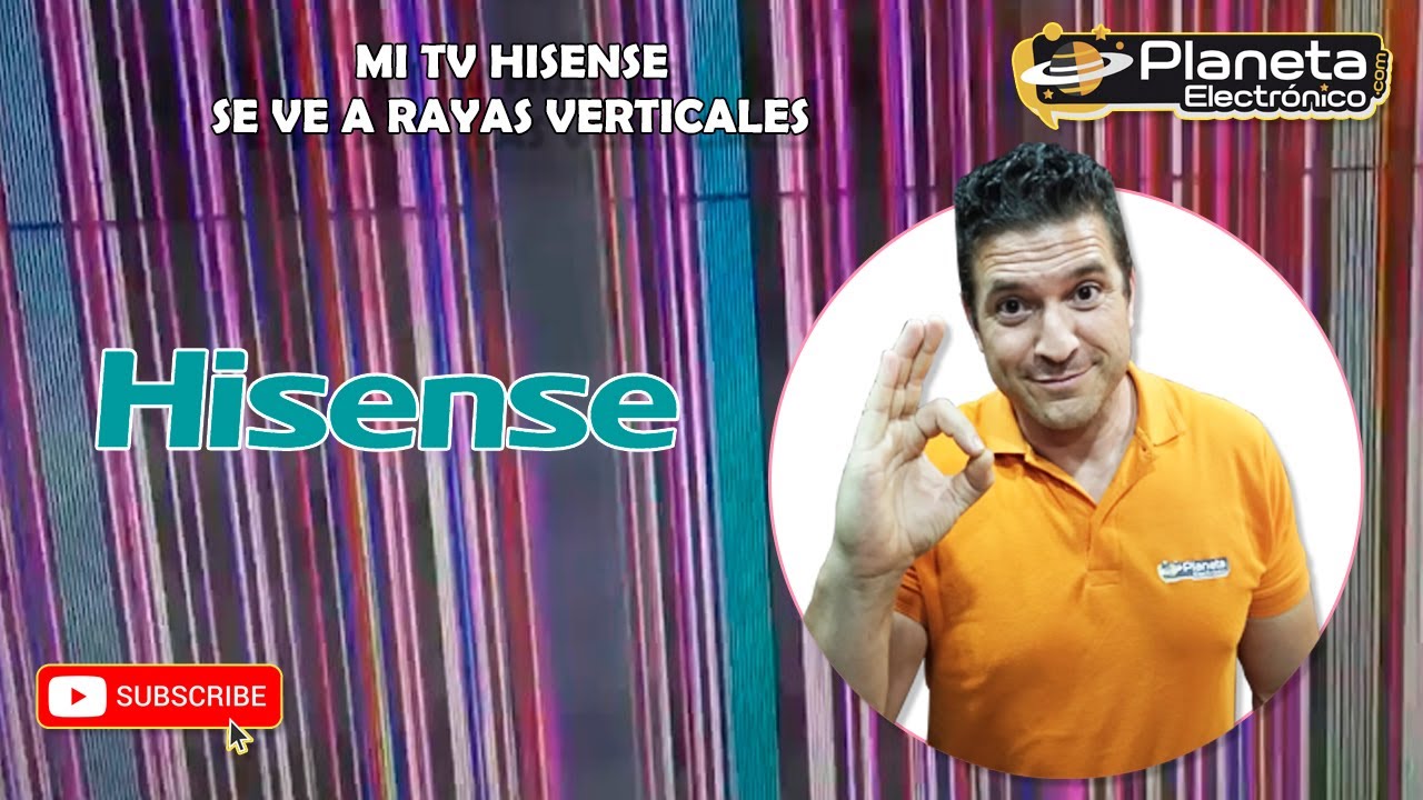 Mi TV se ve a rayas verticales HISENSE 2026