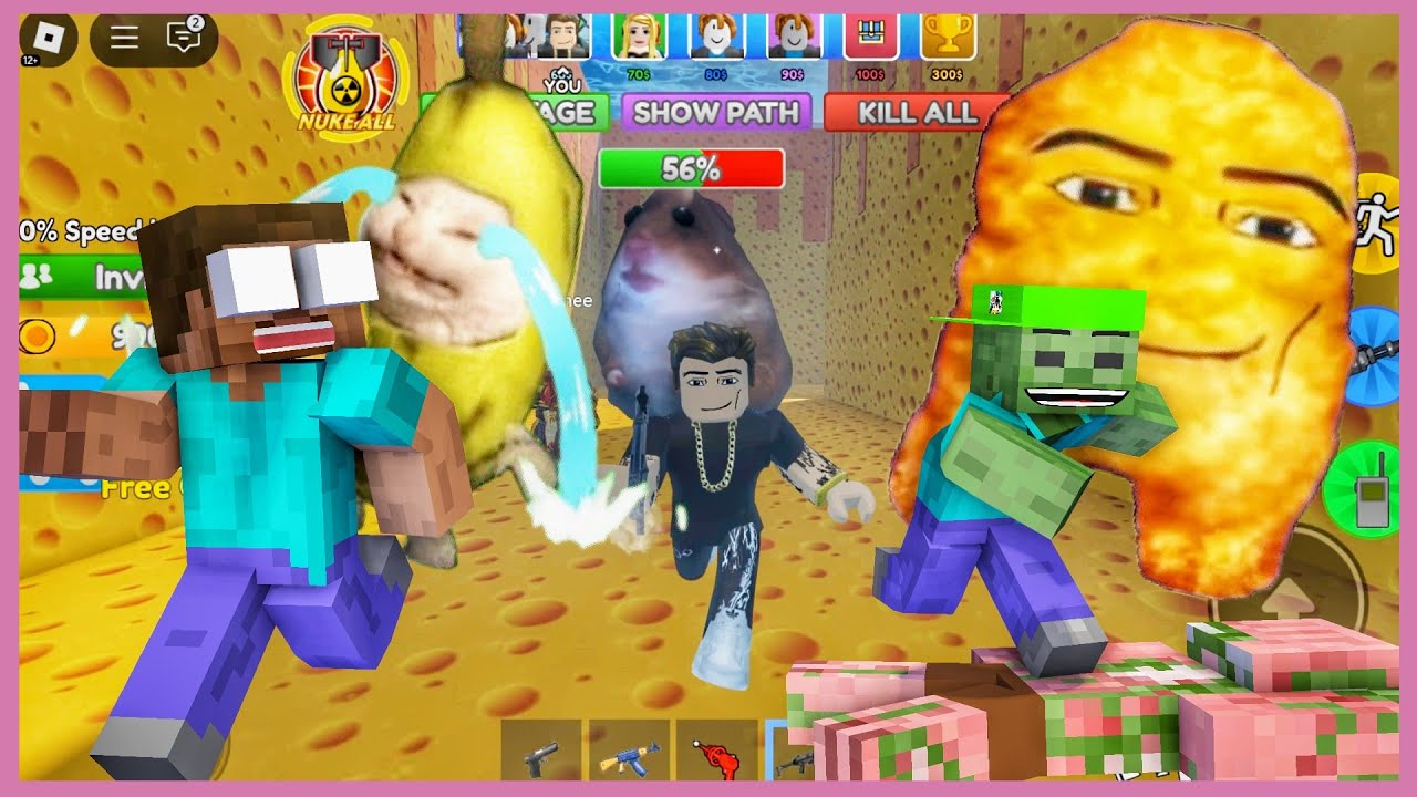 [ Roblox ] THỬ THÁCH THOÁT KHỎI MÊ CUNG CỦA NHỮNG MEME HÀI HƯỚC | MV Channel