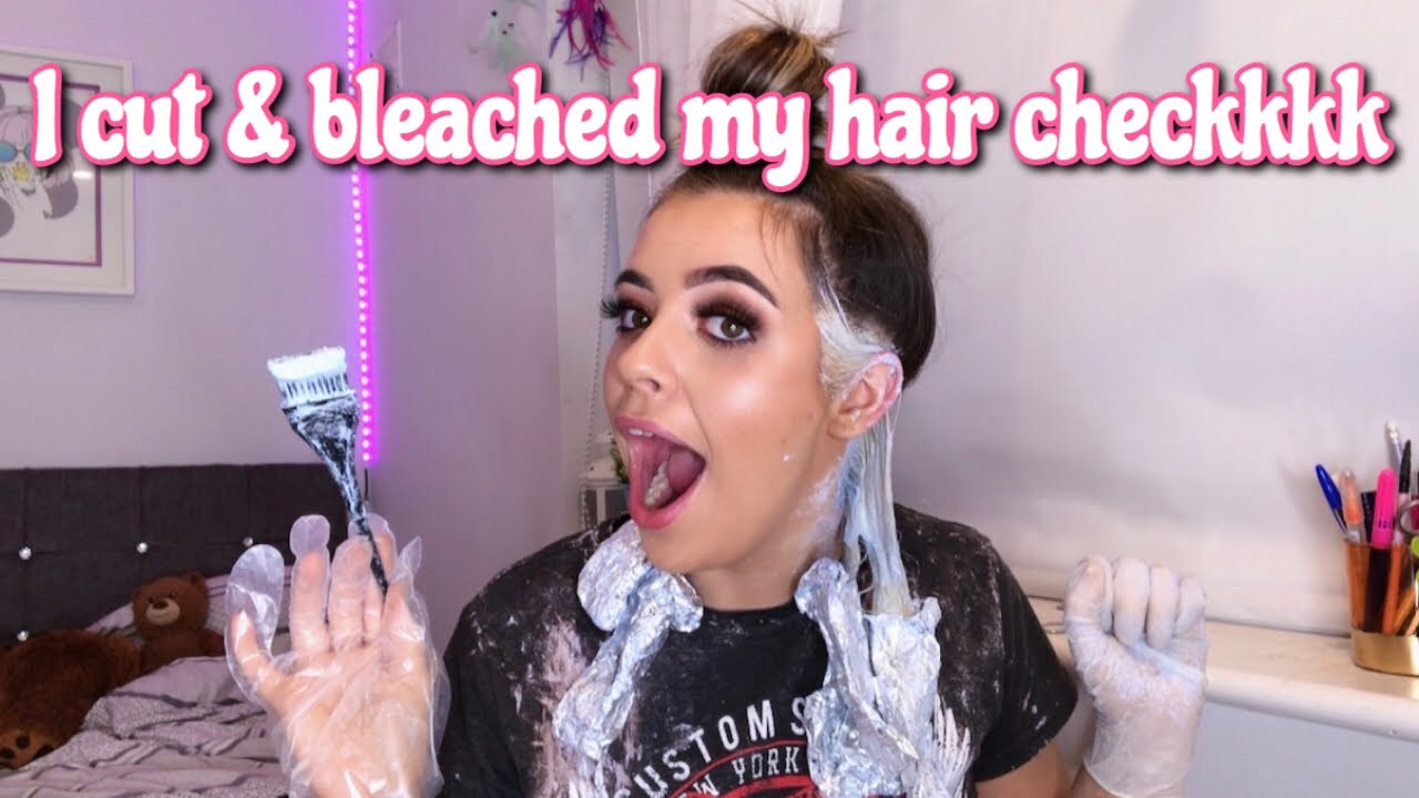 bleaching my hair like emma chamberlain