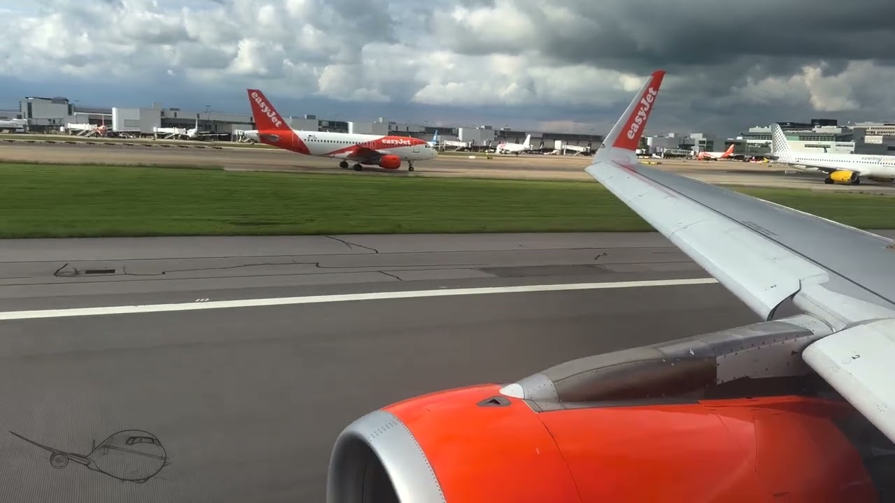EasyJet Airbus A320-214 Sharklets! | London Gatwick - Tenerife South! | Full Flight! *4K*