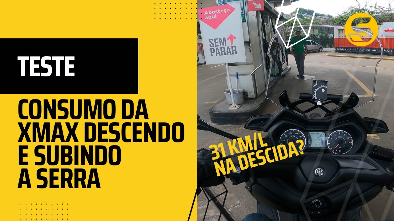 Fui até Santos só pra medir o consumo da XMAX 250