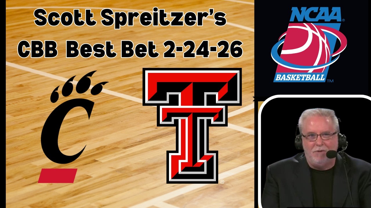 College Basketball Pick - Cincinnati vs Texas Tech Prediction, 2/24/2026 Free Best Bets & Odds