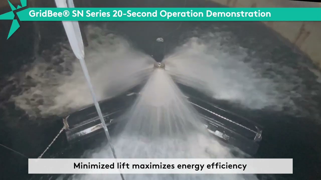 GridBee&reg; SN Series In-Tank Spray Aeration Operation Demonstration (February 2023)