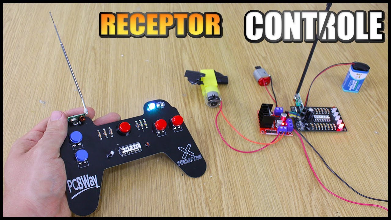 Controle Remoto Sem Fio Profissional (Receptor)