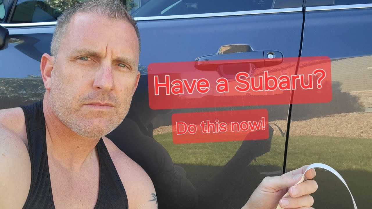 2024 Subaru must have protection...do it yourself!  How to protect your Suby!