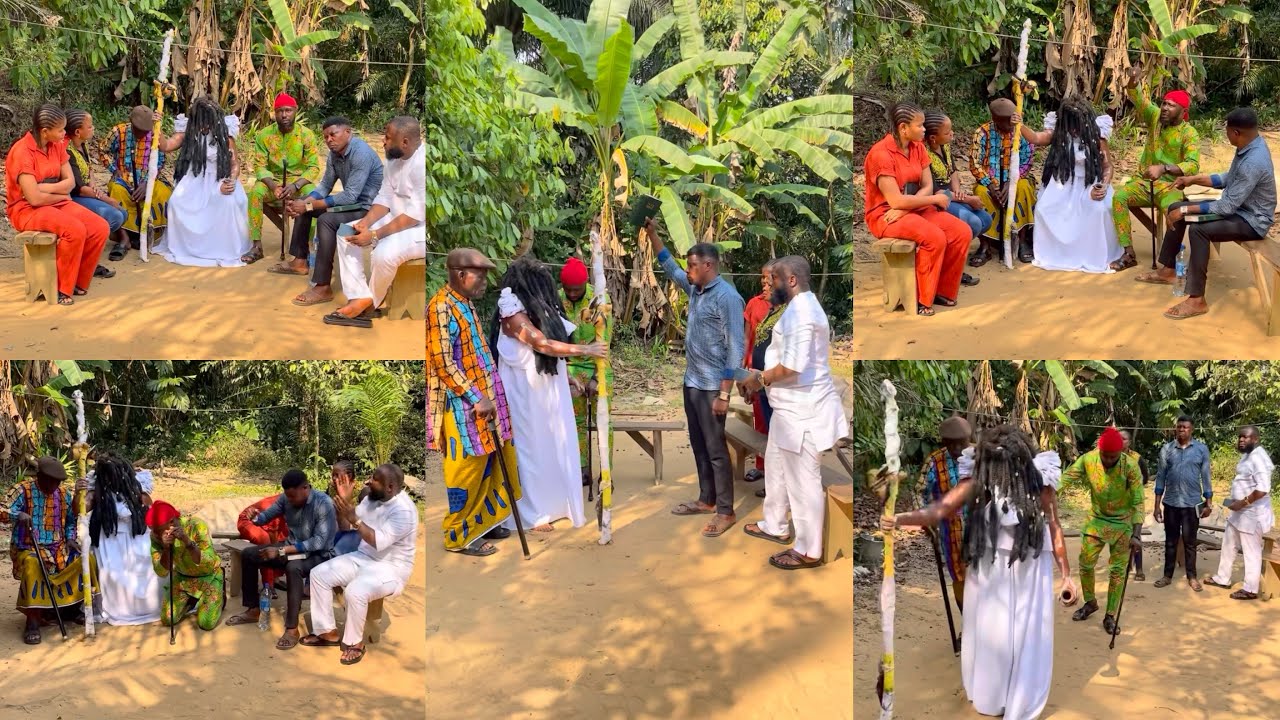 Unbelievable Ezenwanyi begged PASTOR HENRY for peace:;she offer land for PASTOR to leave the village
