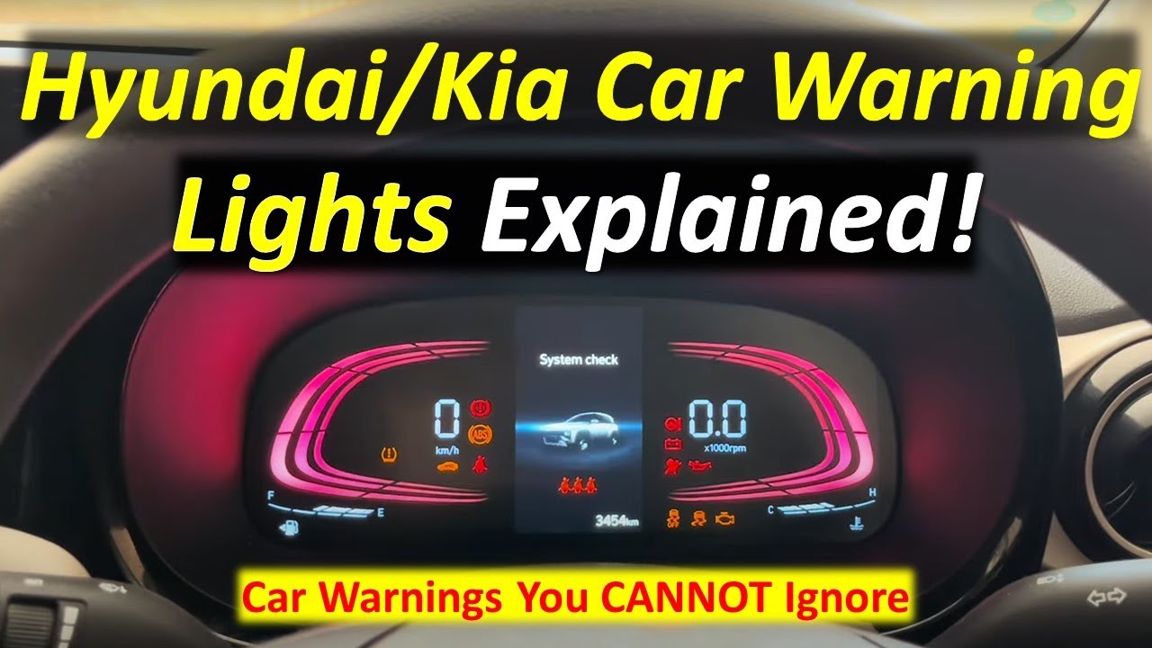 Hyundai Exter Car Dashboard MID Warning Lights Explained 🚨 | All Symbols कार चलाने से पहले ये जान लो