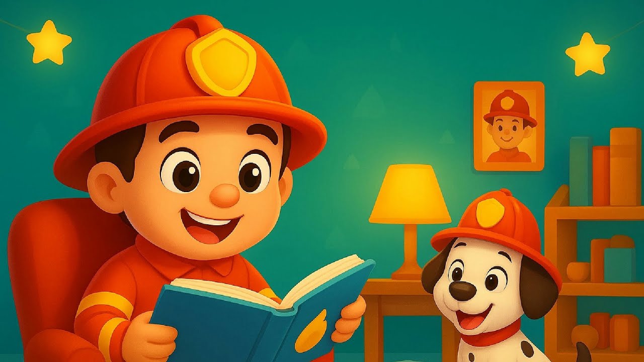 Freddy’s Firefighter Song & Safety Music 🚒🎶 Cozy Tunes by BrightTales