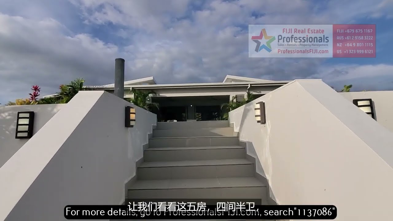 OCEANFRONT –HUGE MODERN NAISOSO ISLAND DESIGNER HOME WITH UNBELIEVABLE SUNSET VIEWS