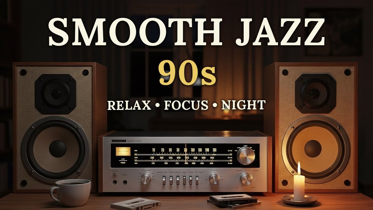 Smooth Jazz & Soulful R&B 90s ✨ Gentle Instrumentals for Easy Listening, Stress Relief & Unwind