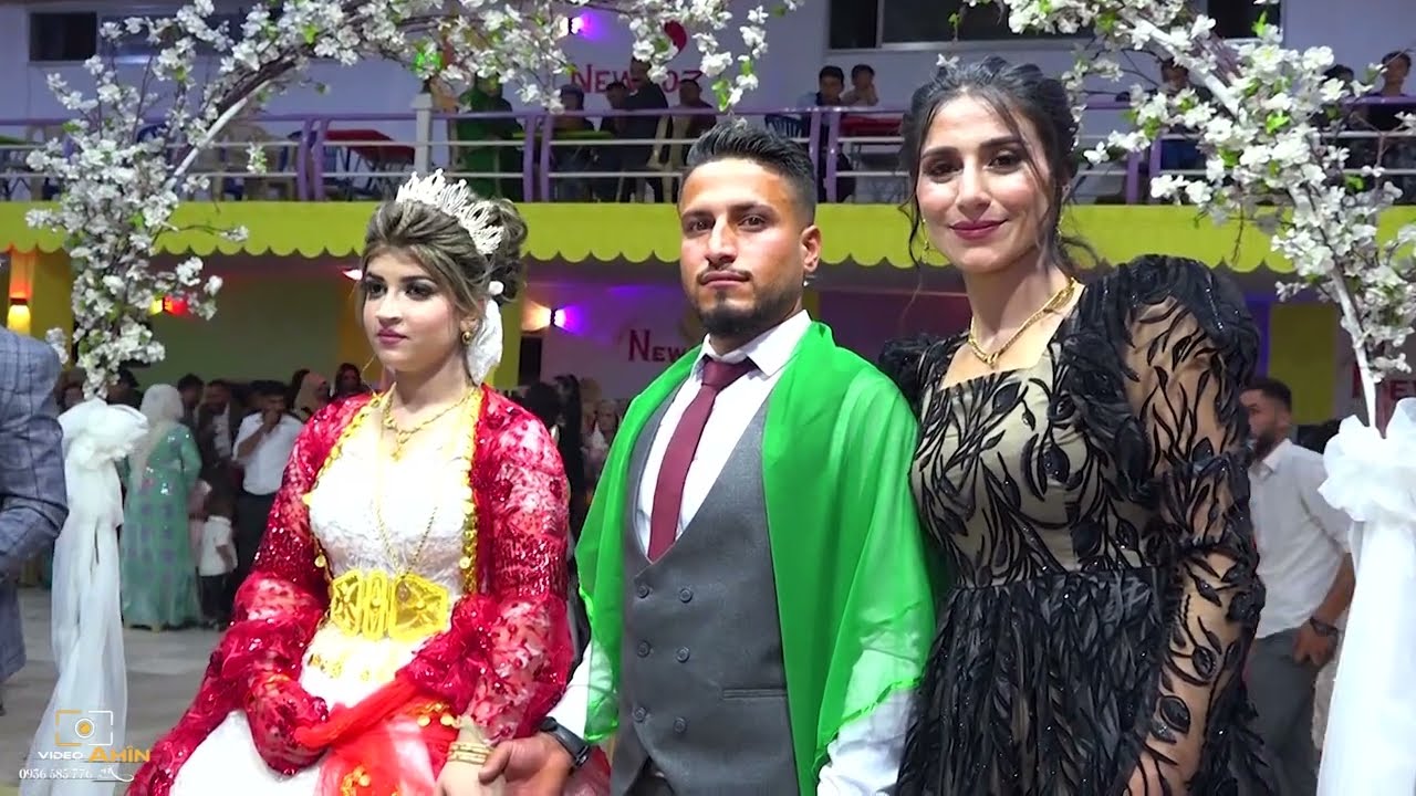 حفلة زفاف ( إبراهيم & جانا )قرية دكرمان في صالة نيروزالفنان شيخ نبي & مراد حمزة & اورك نجم  (4)