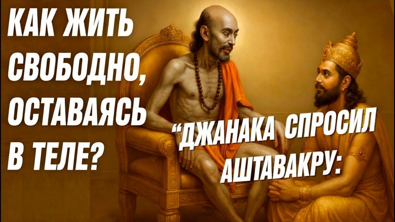 Джанака спросил Аштавакру: «Как жить свободным, пребывая в теле?»