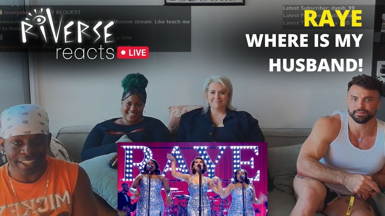 RiVERSE Reacts LIVE: RAYE - 'WHERE IS MY HUSBAND!' (Live on The Graham Norton show)