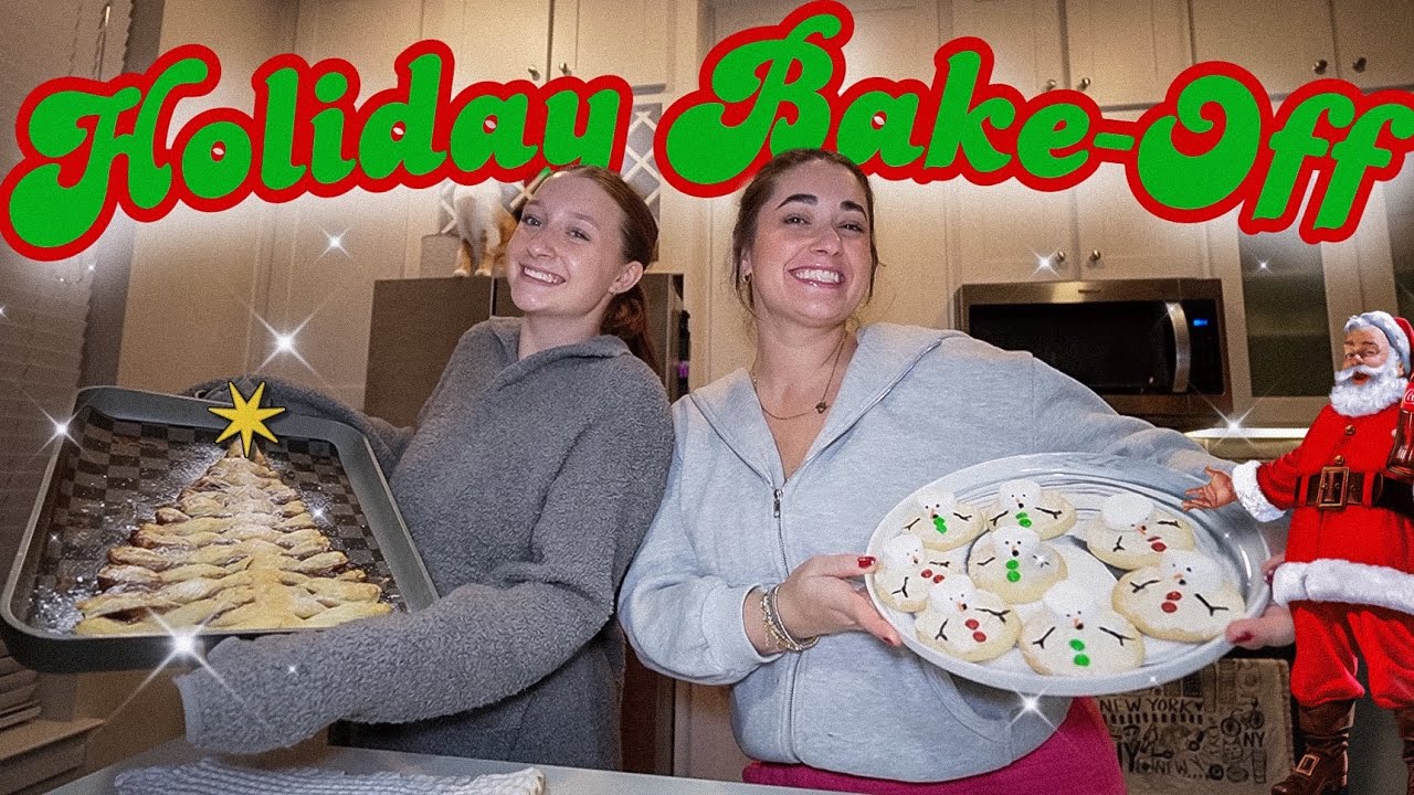 HOLIDAY BAKING COMPETITION!!! vlogmas day 5! ❤️