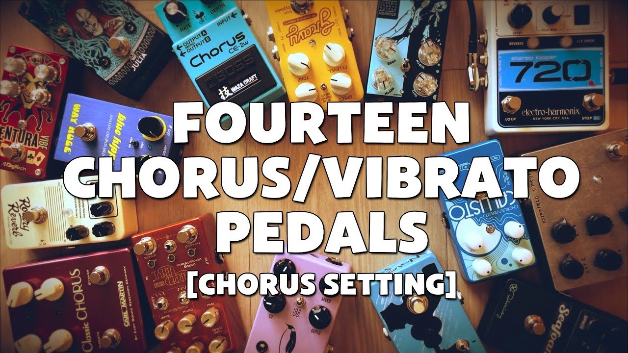 14 Chorus/Vibrato Pedal Shootout (Chorus Setting)