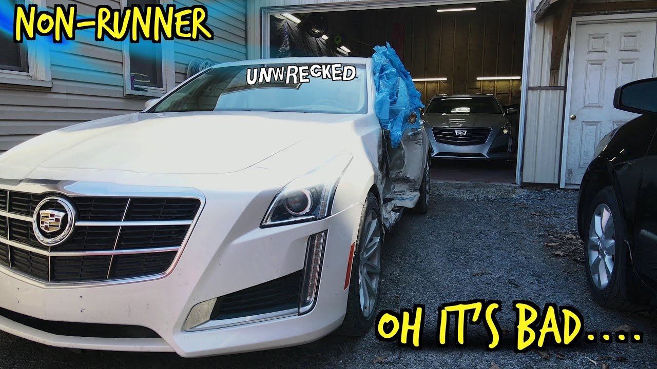 I gambled on a non-running Cadillac CTS at Copart