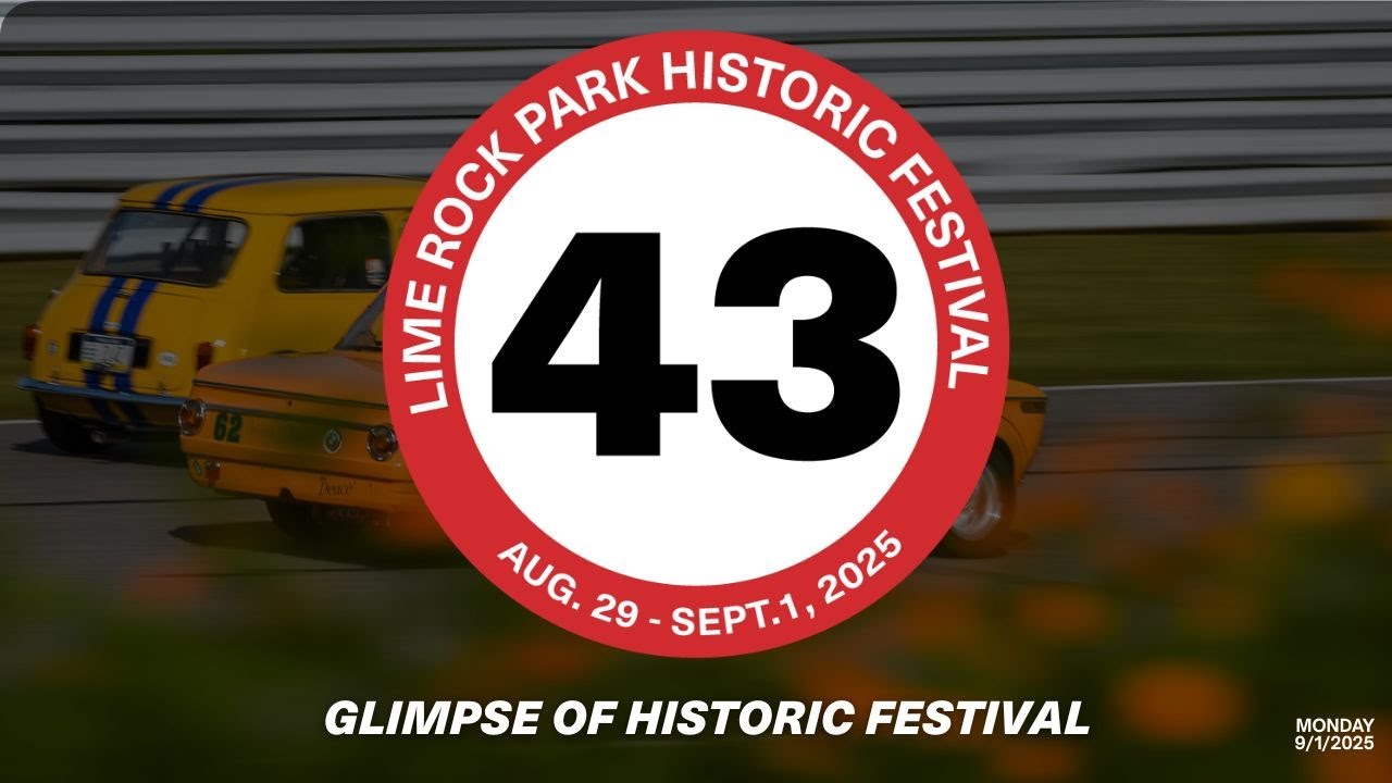 Lime Rock Park HF43 Live Stream - Monday 9/1/2025