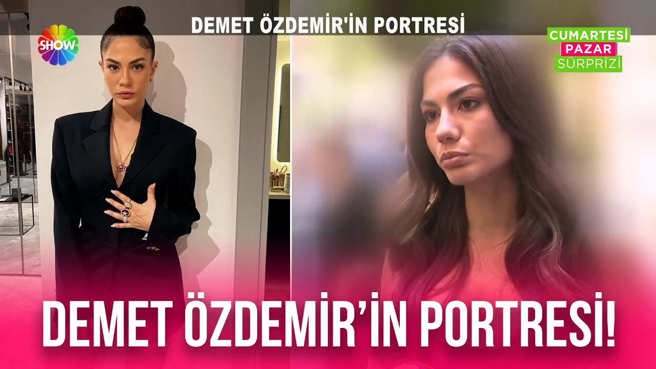 Gün geçtikçe ünü yayılmaya devam eden ünlü güzel Demet Özdemir'in portresi!