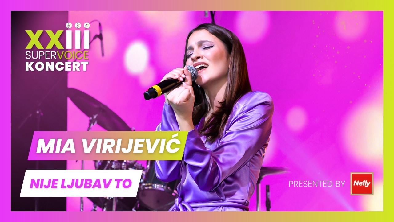 Mia Virijević - Nije ljubav to (Super Voice & Pegart Studio)