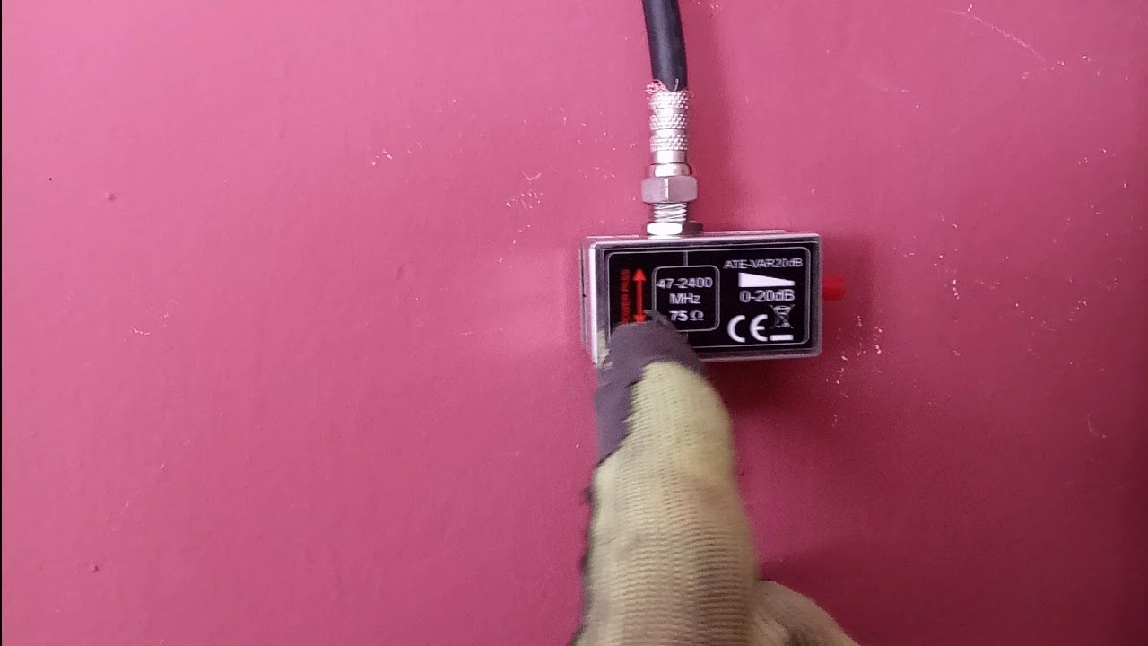 Cuando instalar un atenuador de se&ntilde;al