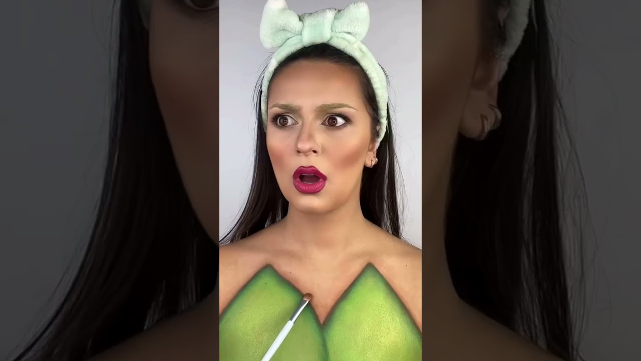 F&Eacute;E CLOCHETTE 🧚🏻💚 #fee #clochette #acting #makeup #disney